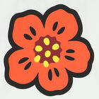 Girls White Boke Flower T-Shirt, 1, hi-res